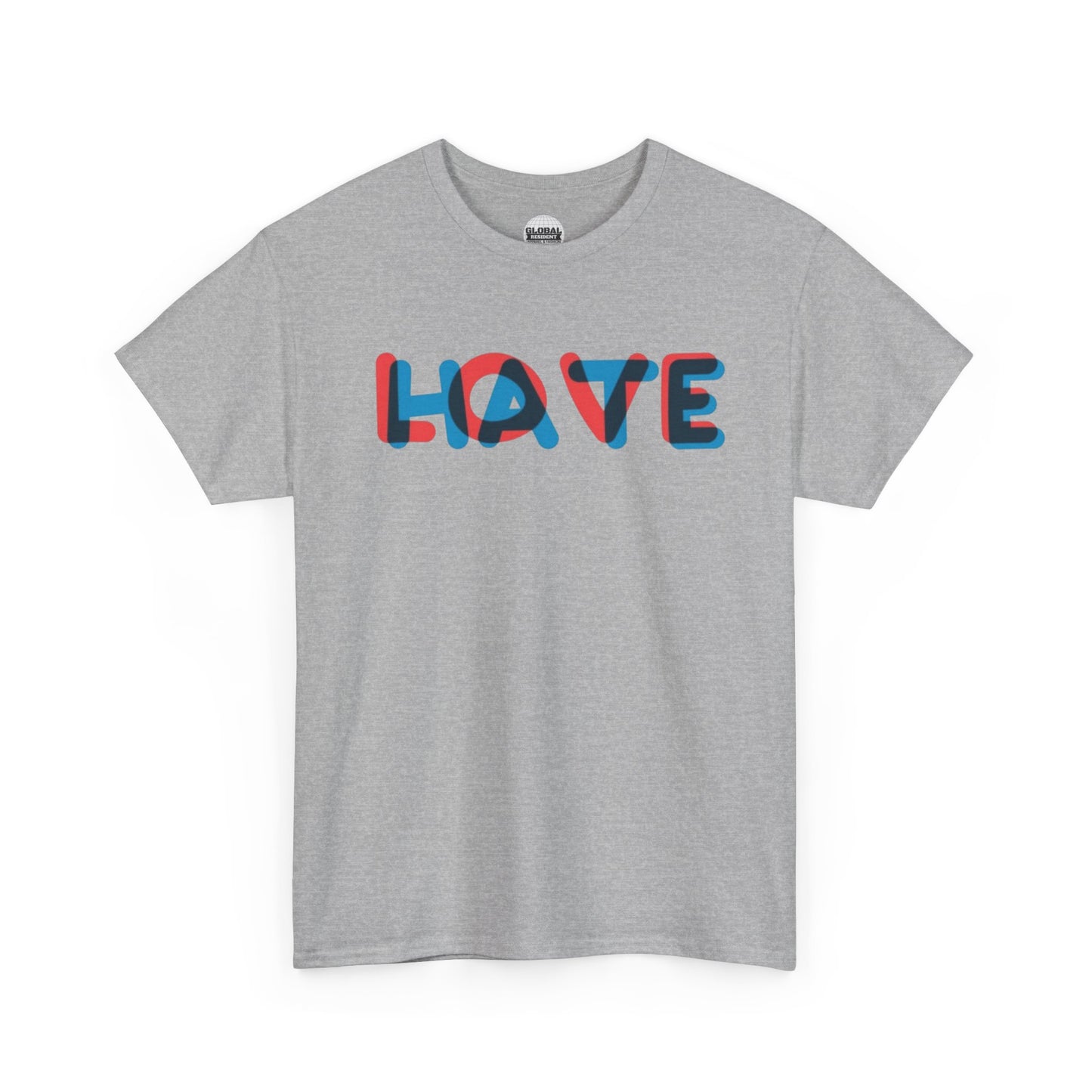 Love Hate Unisex Heavy Cotton Tee