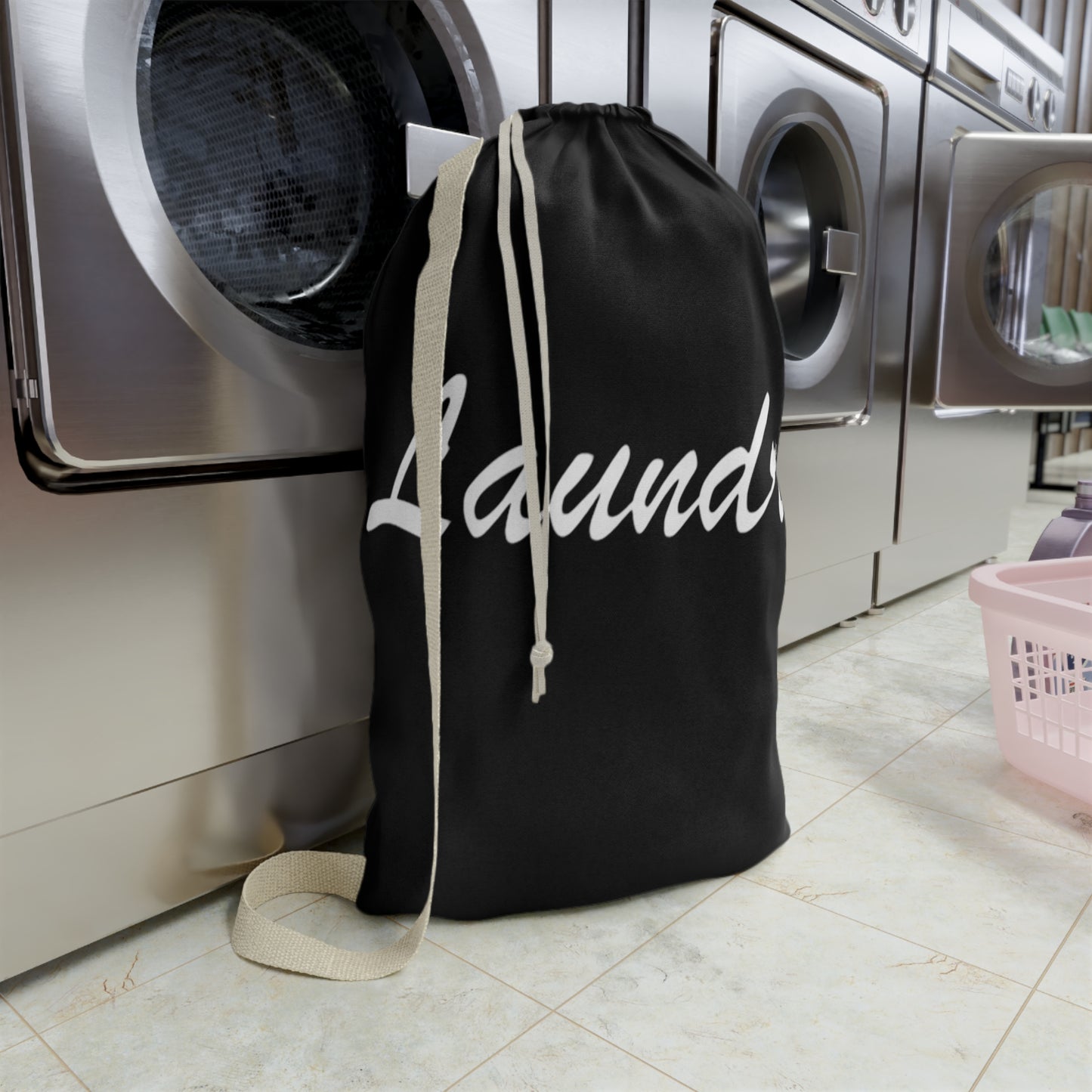 Stylish Laundry Tote/Bag (Black)