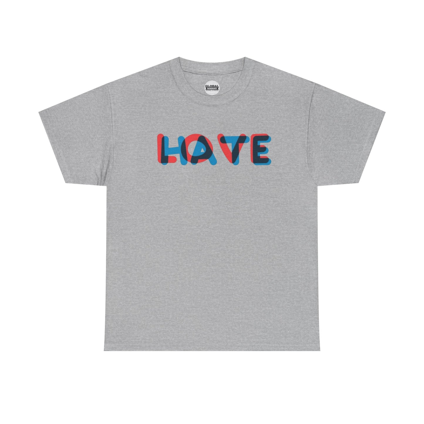 Love Hate Unisex Heavy Cotton Tee
