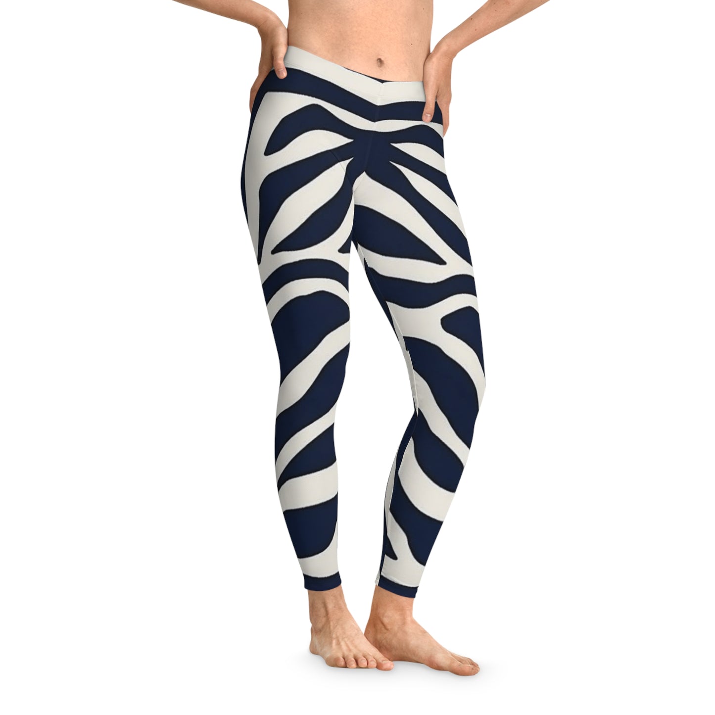 Zebra Print Leggings | Comfortable Activewear, Bold Fashion for Workouts, Everyday Wear, Gifts for Fashion Lovers