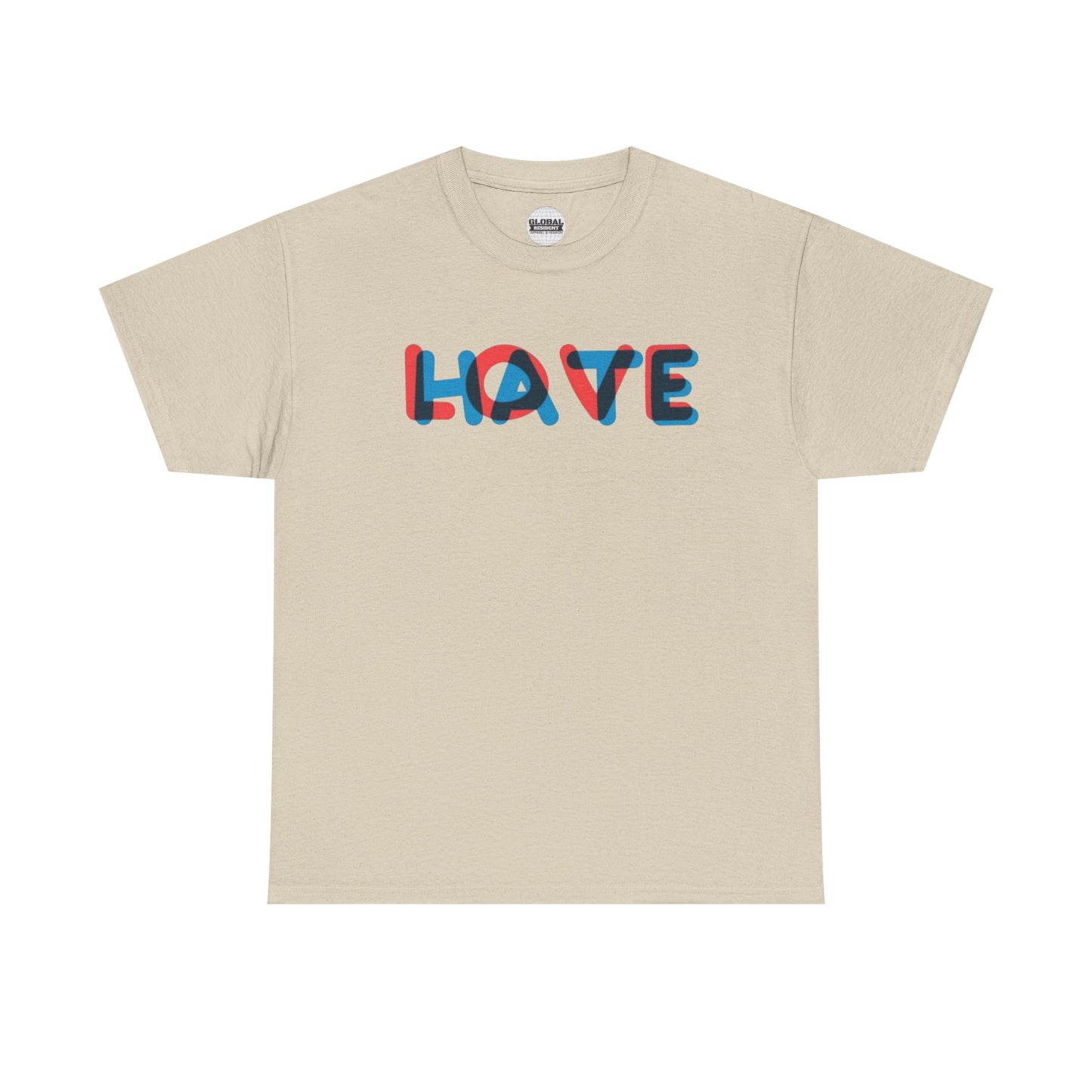Love Hate Unisex Heavy Cotton Tee