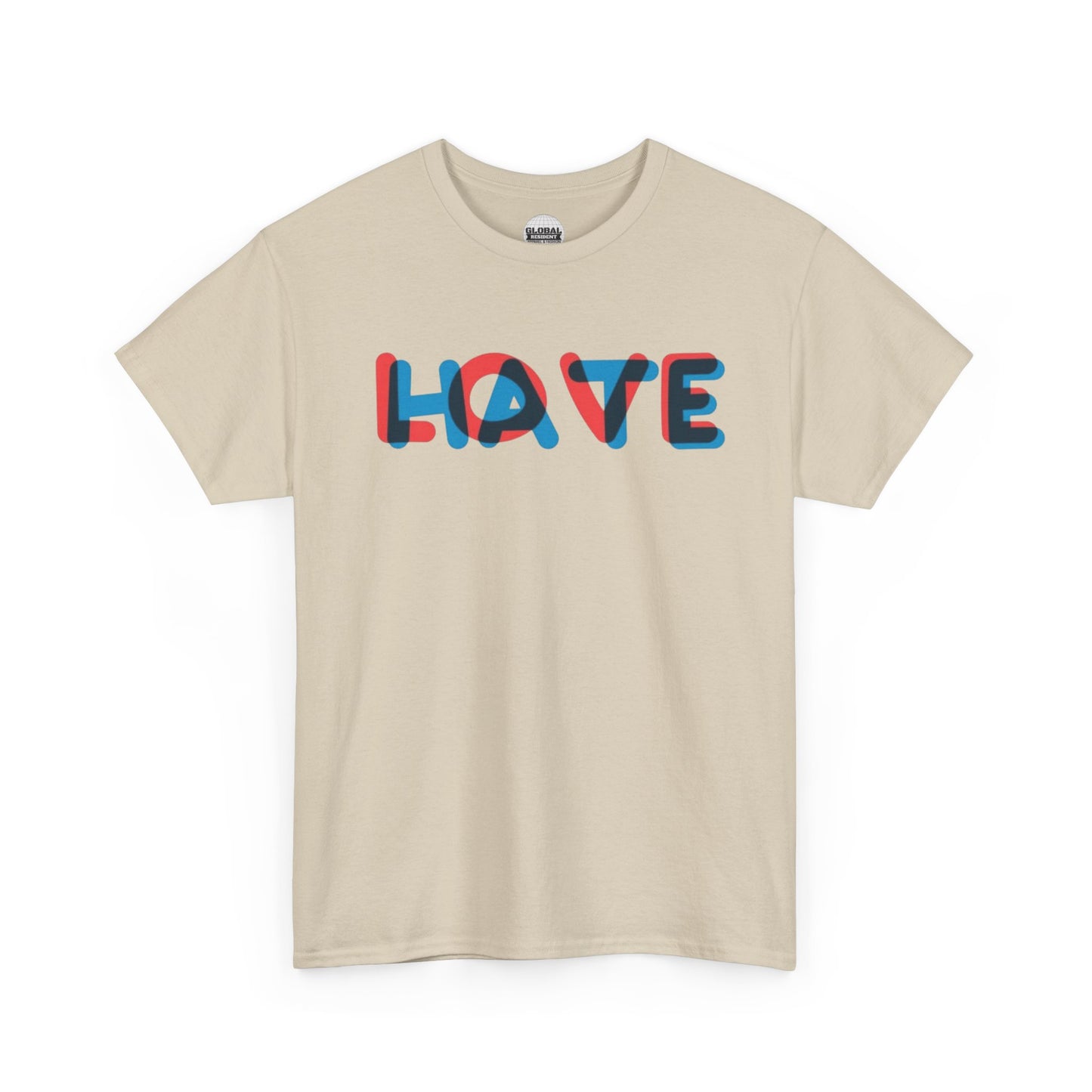 Love Hate Unisex Heavy Cotton Tee