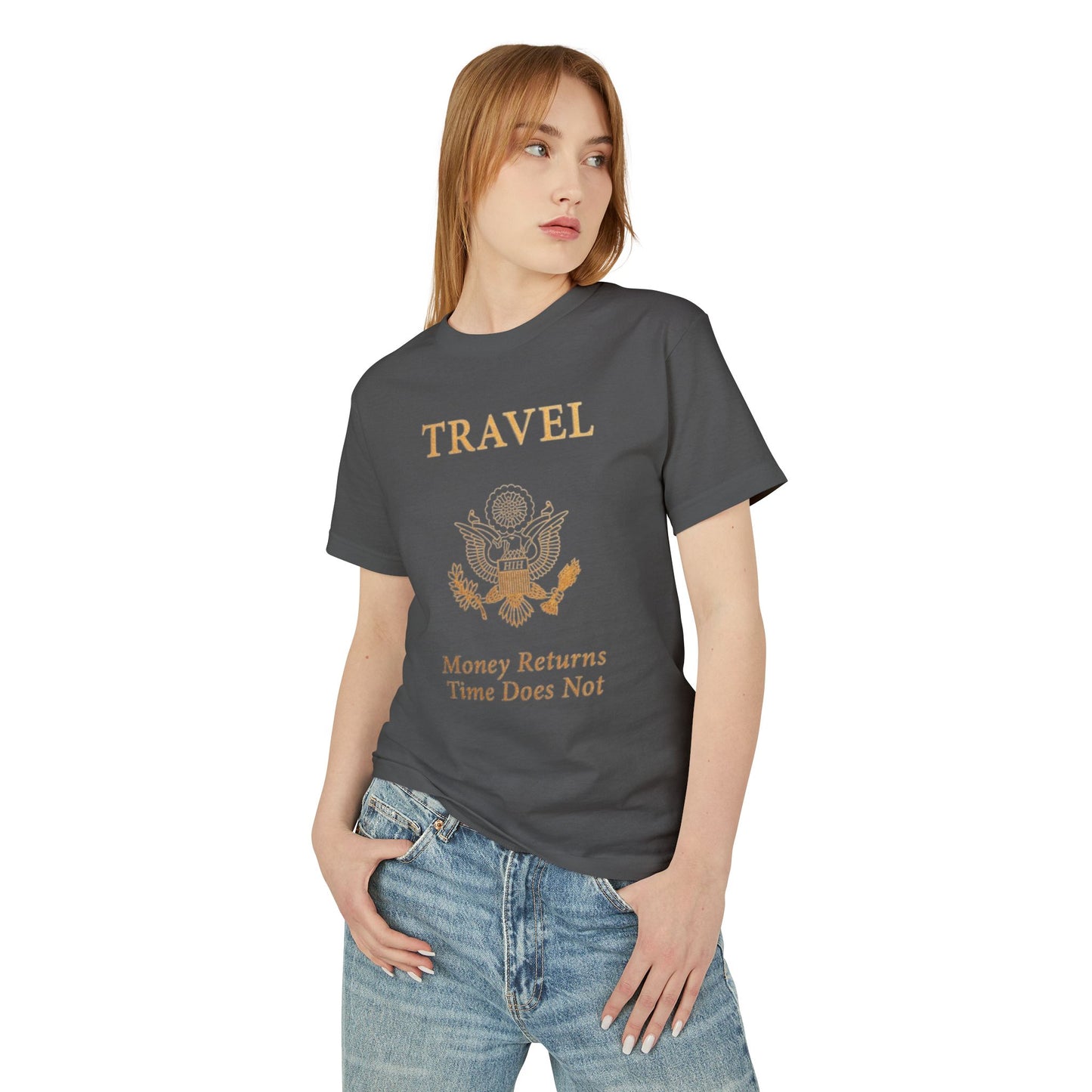 Copy of Travel-Themed Unisex Heavyweight Tee, Vacation Shirt, Travel Gift, Passport Graphic Tee, Adventure Clothing