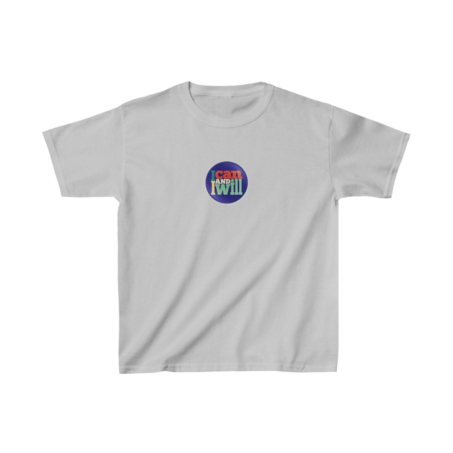 Kids I Can and I Will Button Tee