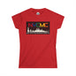 NYCMC Women Softstyle Tee - Pink NYC Musicians Collective Shirt