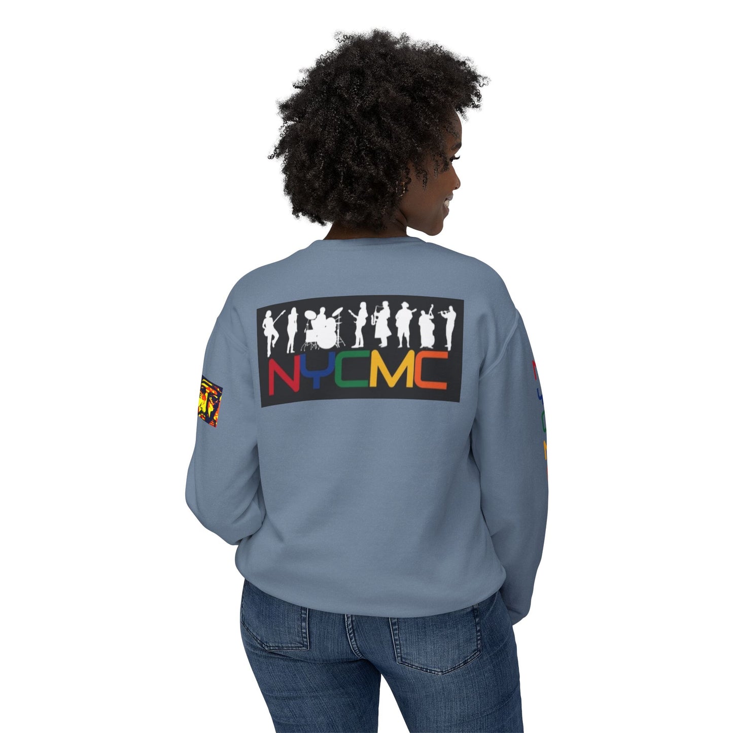 NYC Musicians Collective Unisex Lightweight Crewneck Sweatshirt - Celebrate Music & Community