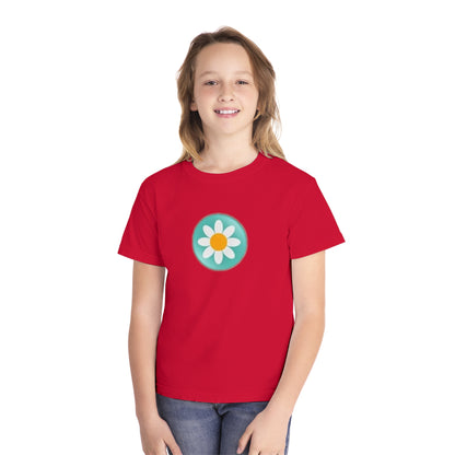 Youth Daisy Button Tee