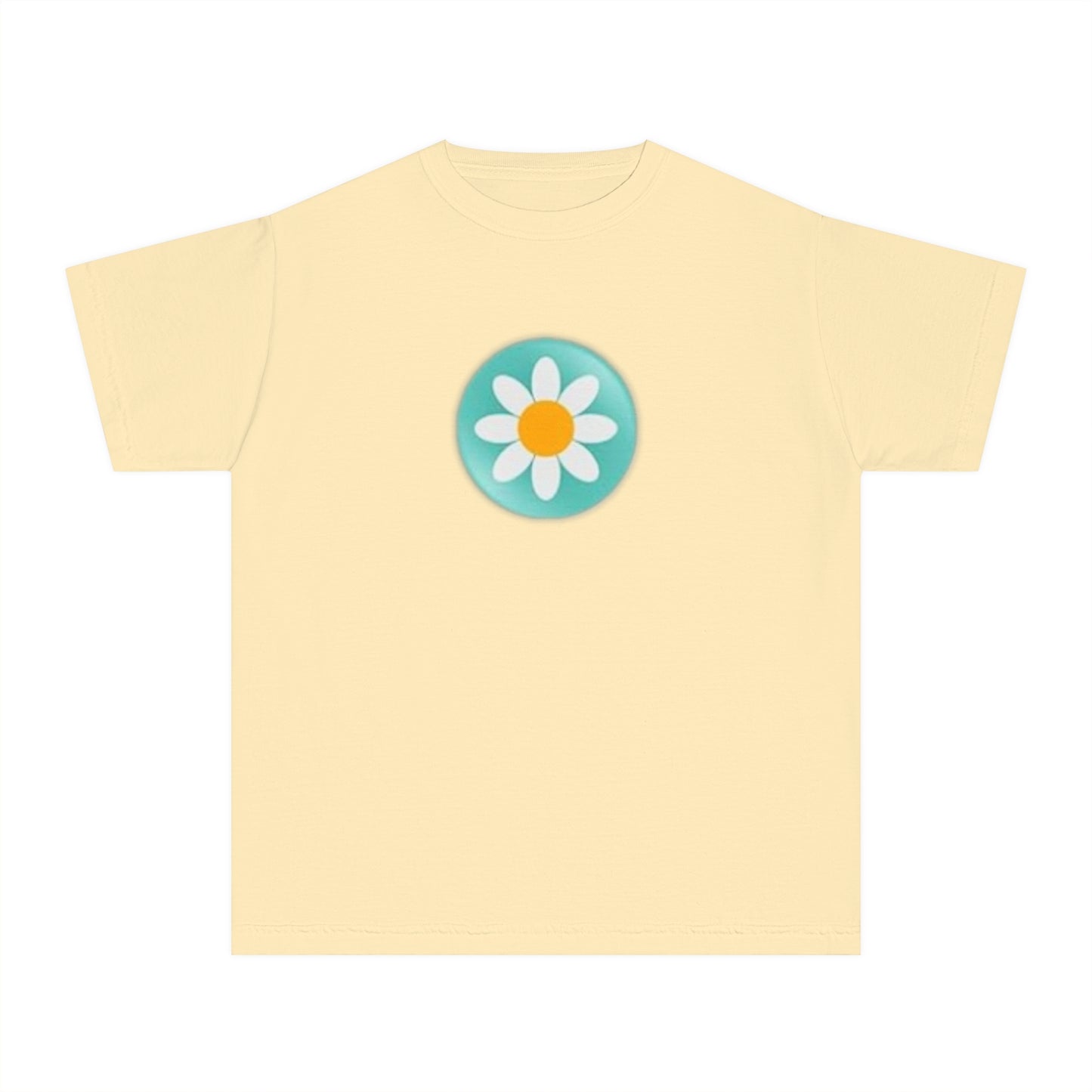 Youth Daisy Button Tee