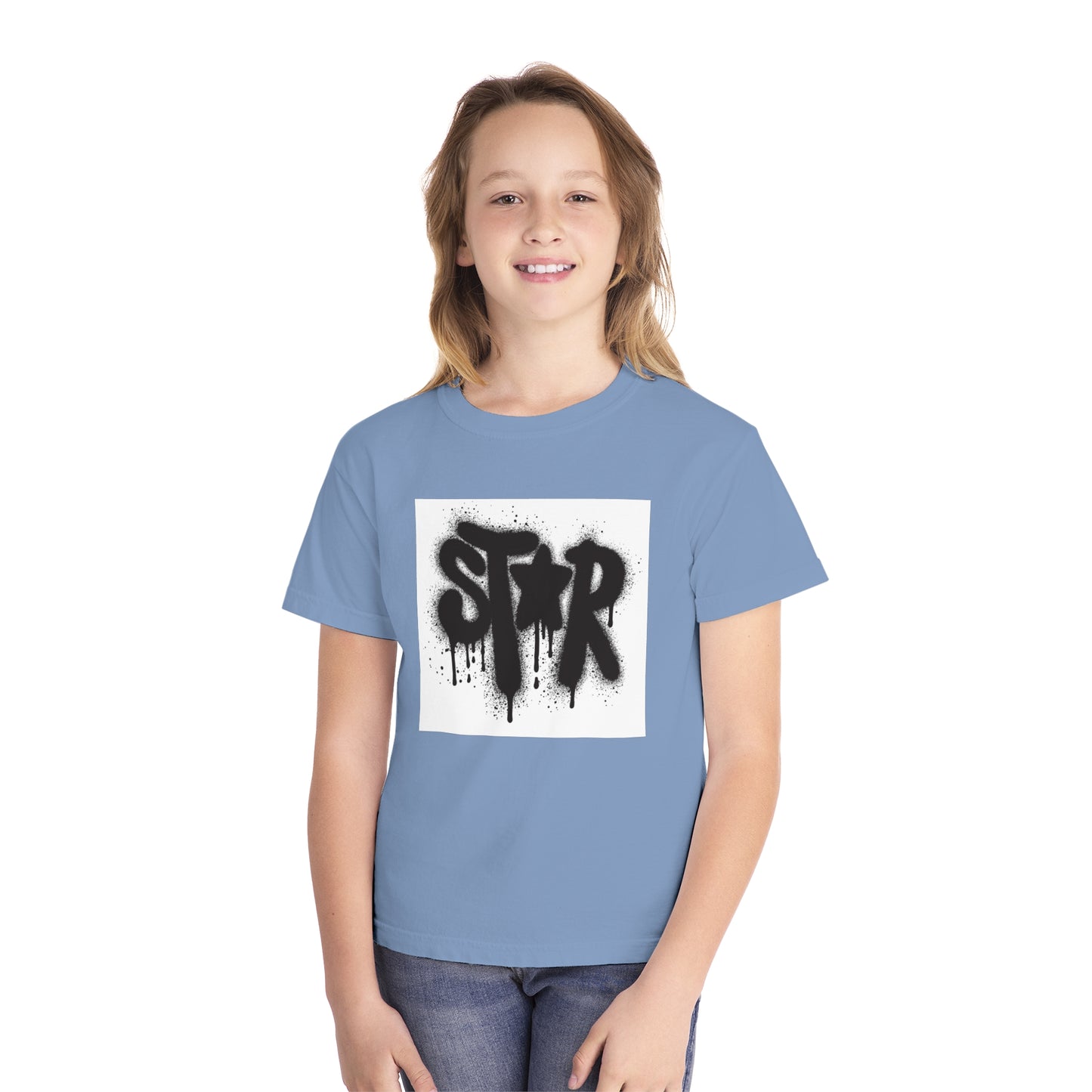 Youth Star Spray Paint Tee