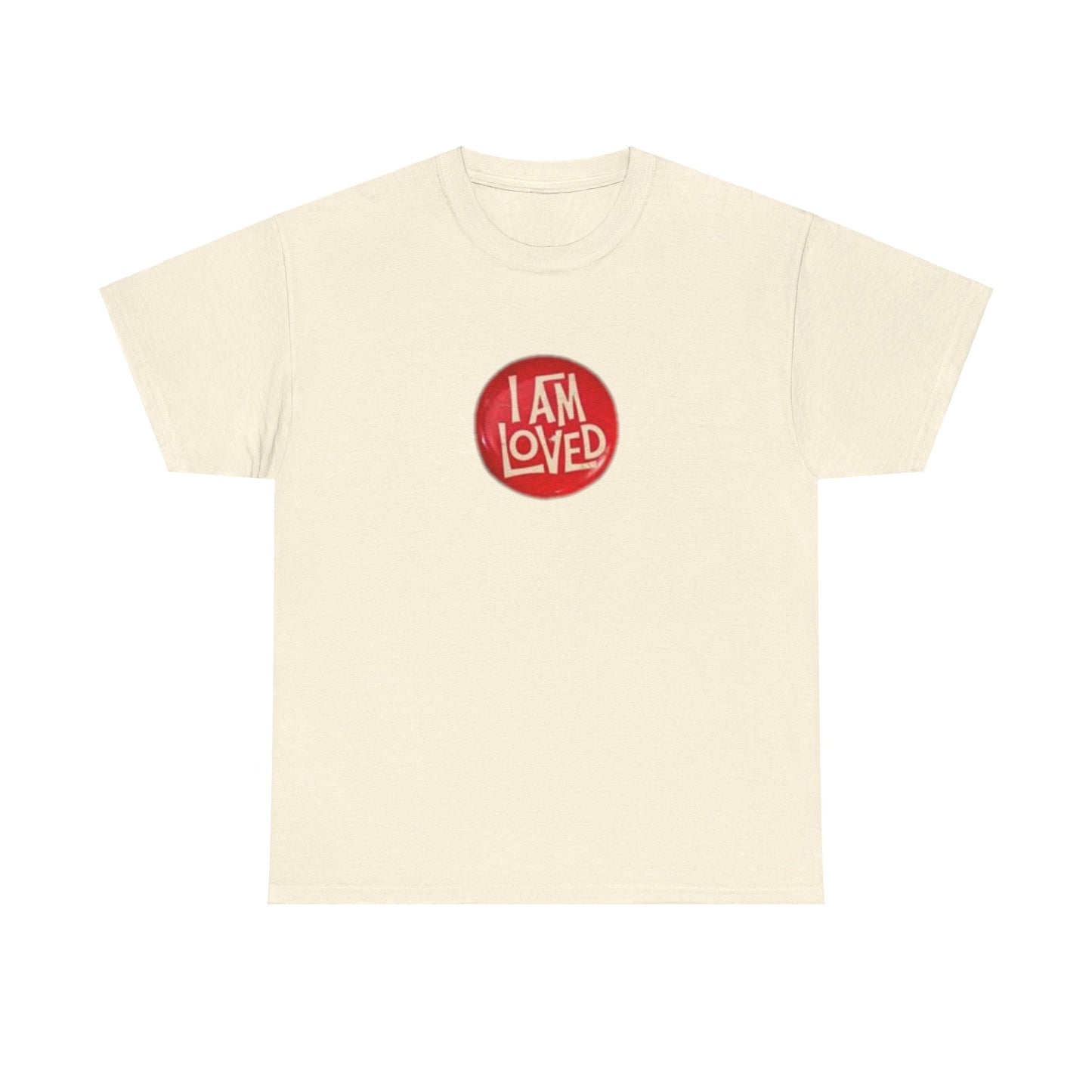 I Am Loved Button Tee