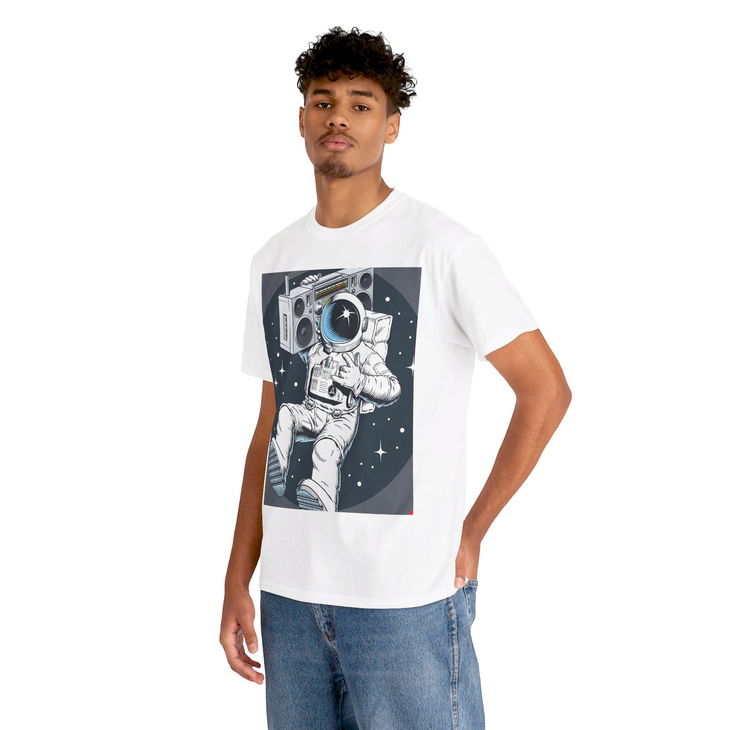 Boom Box Astronaut Tee