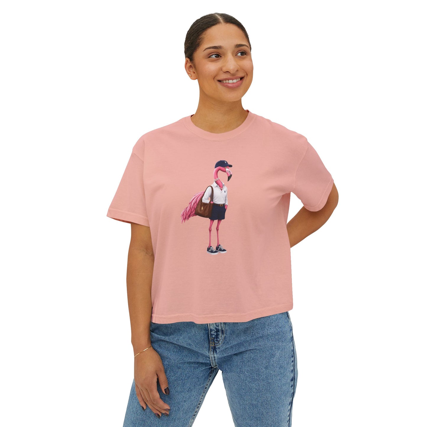 Ralph Flamingo Women's Boxy Tee