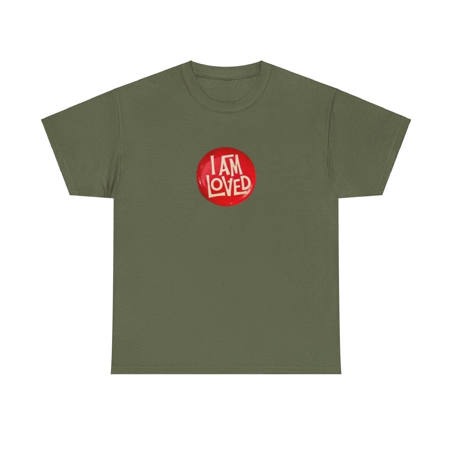 I Am Loved Button Tee