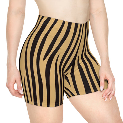 Animal Print Women's Biker Shorts