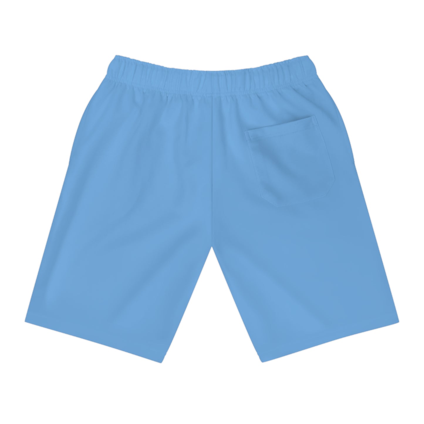 Light Blue Athletic Long Shorts