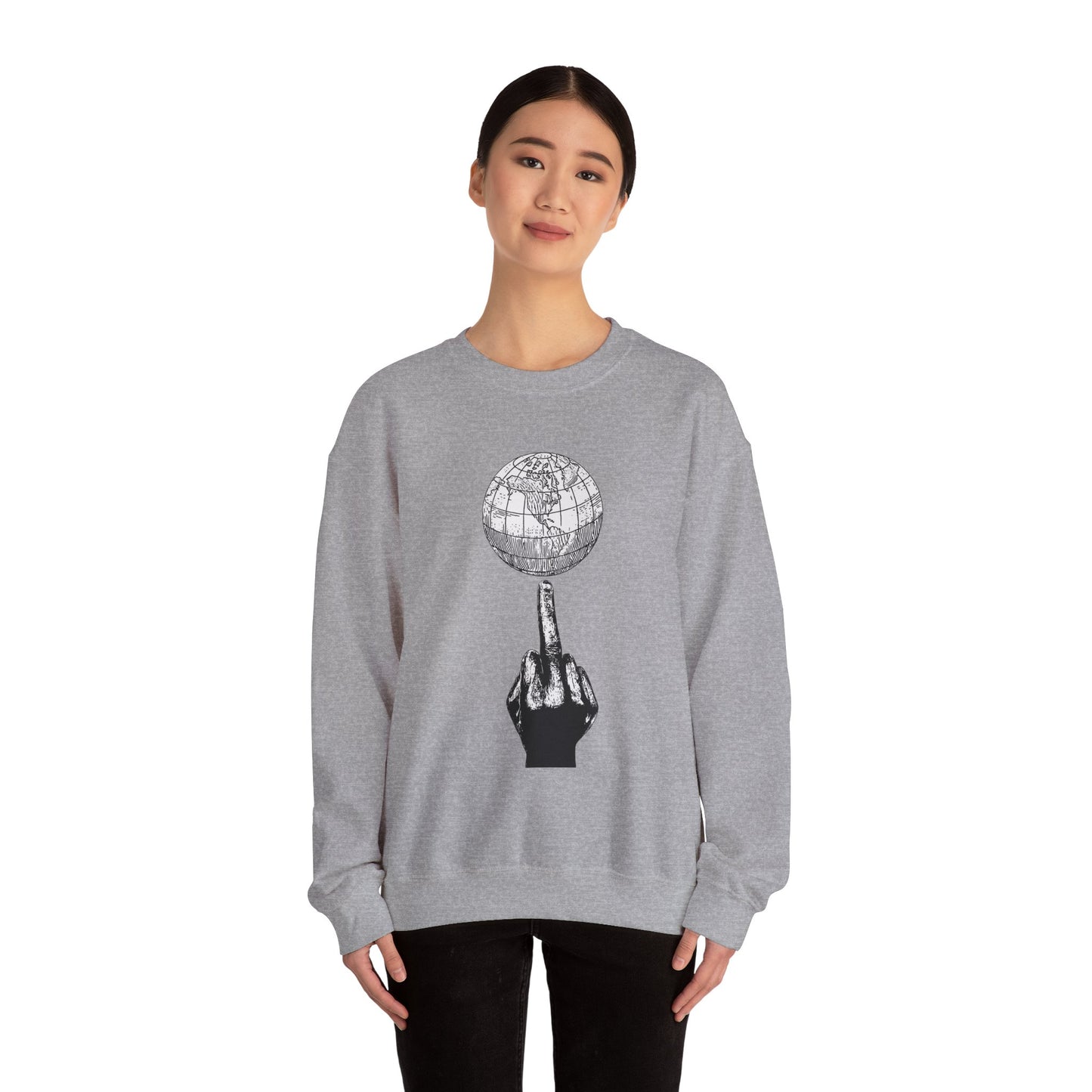 F the World Sweatshirt - Unisex Heavy Blend