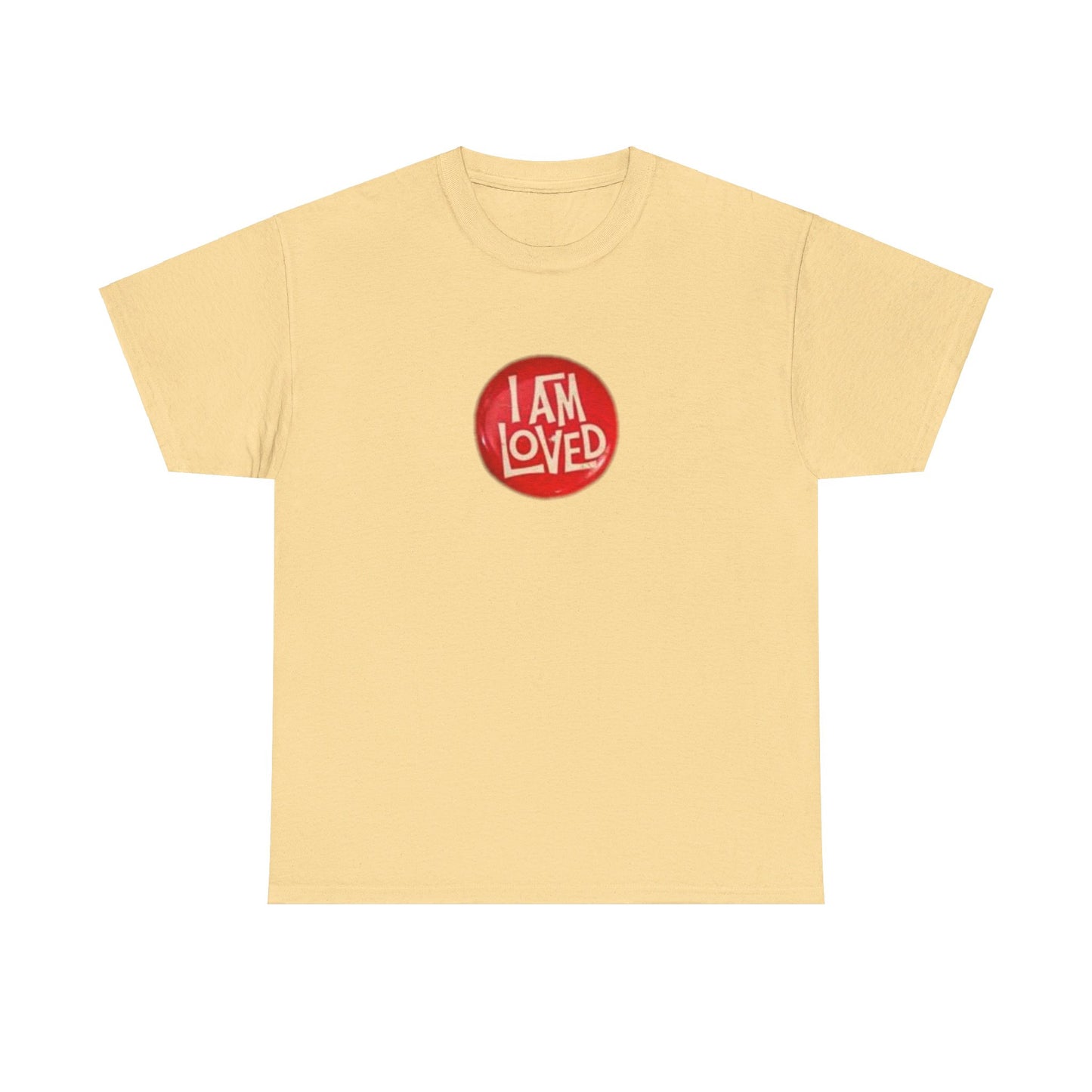 I Am Loved Button Tee