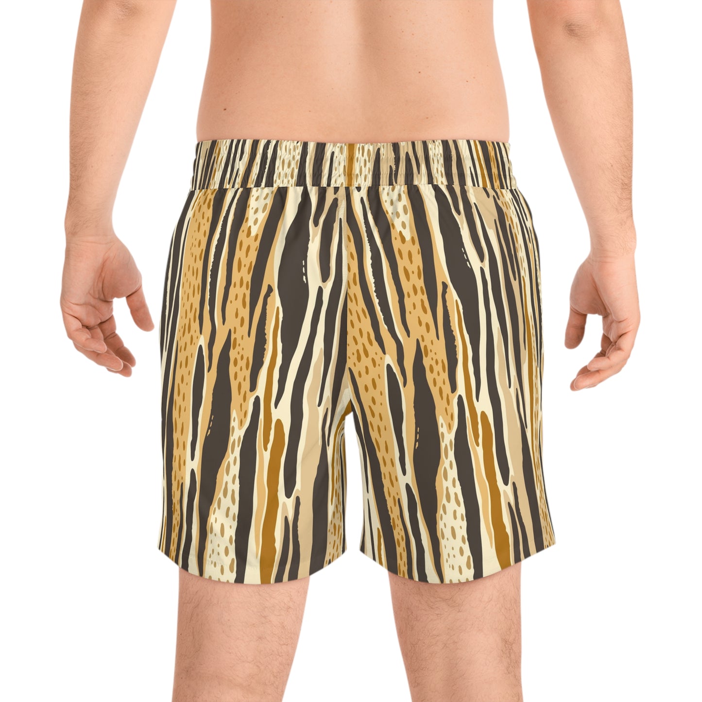 Animal Print Swim Trunks