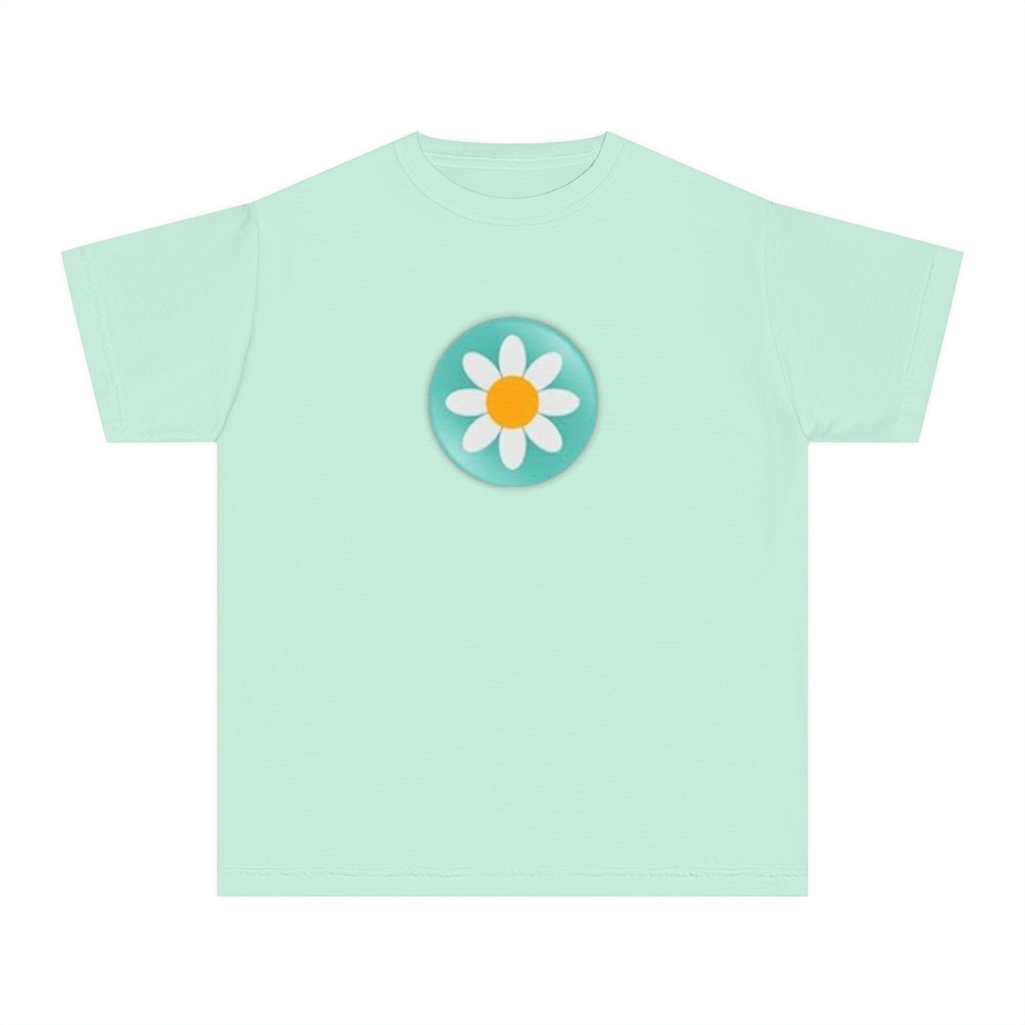 Youth Daisy Button Tee