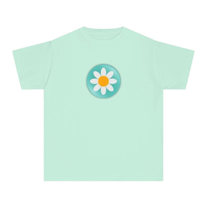 Youth Daisy Button Tee