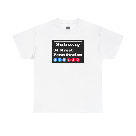 34th Street/Penn Station Subway Station Tee