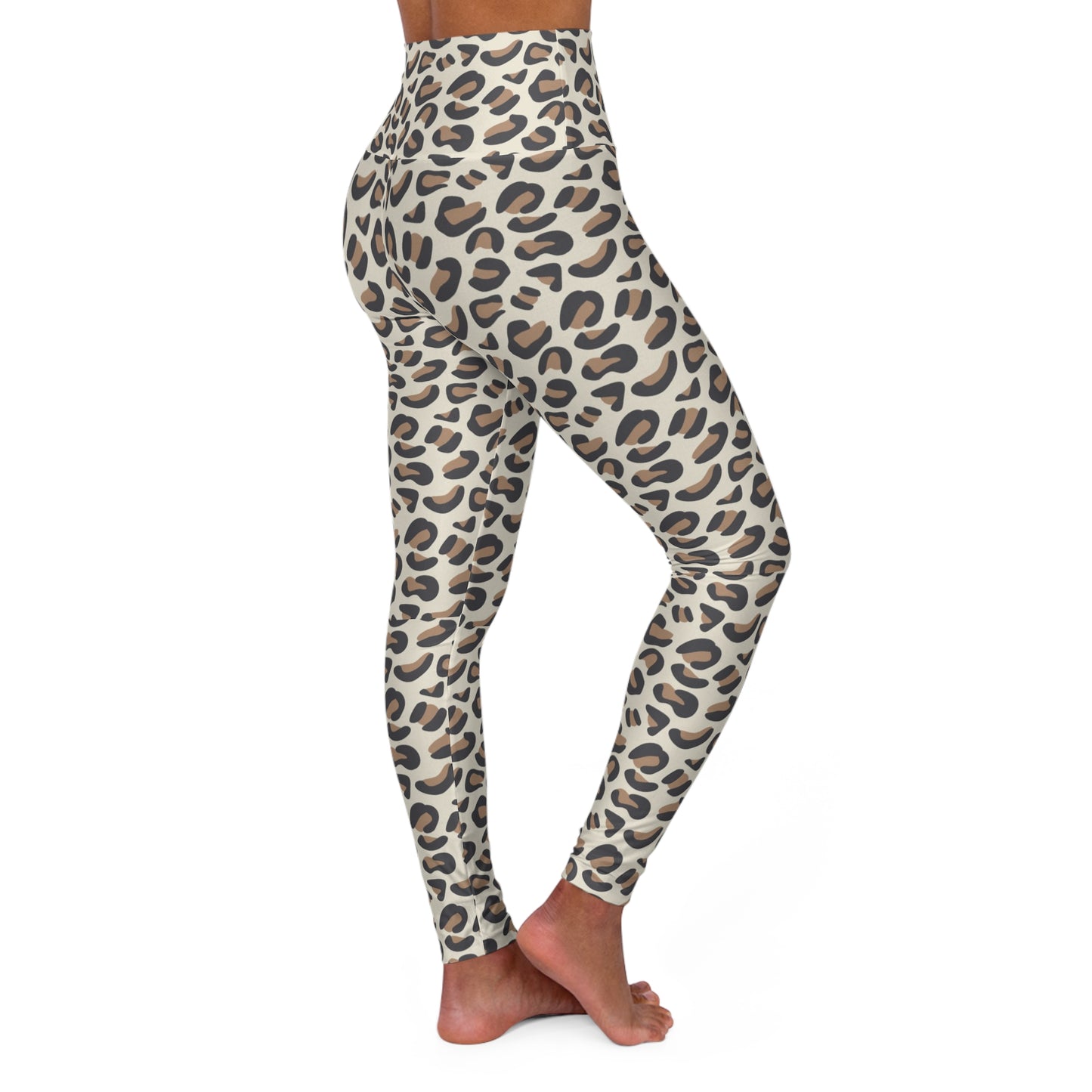 Animal Print High Waisted Yoga Leggings (AOP)