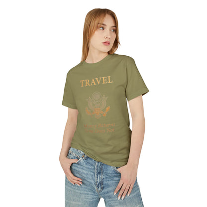 Copy of Travel-Themed Unisex Heavyweight Tee, Vacation Shirt, Travel Gift, Passport Graphic Tee, Adventure Clothing