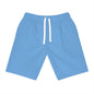 Light Blue Athletic Long Shorts