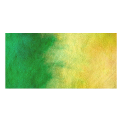 Yellow to Green Fade Mink-Cotton Towel