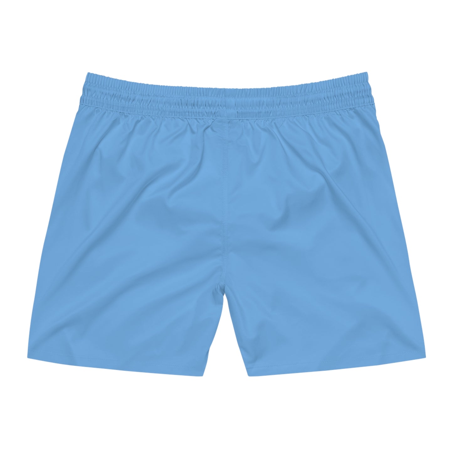 Light Blue BW Stripe Swim Trunks