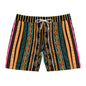 African Print Swim Trunks