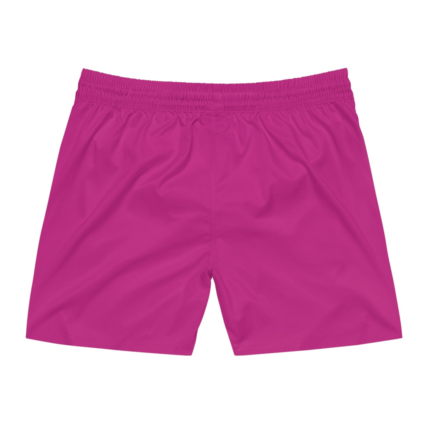 Hot Pink BW Stripe Swim Trunks