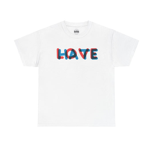 Love Hate Unisex Heavy Cotton Tee