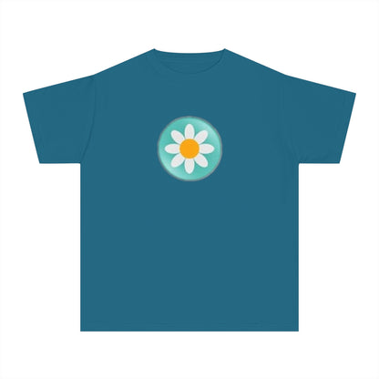 Youth Daisy Button Tee