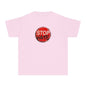 Youth Stop Hate Button Tee