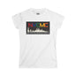 NYCMC Women Softstyle Tee - Pink NYC Musicians Collective Shirt