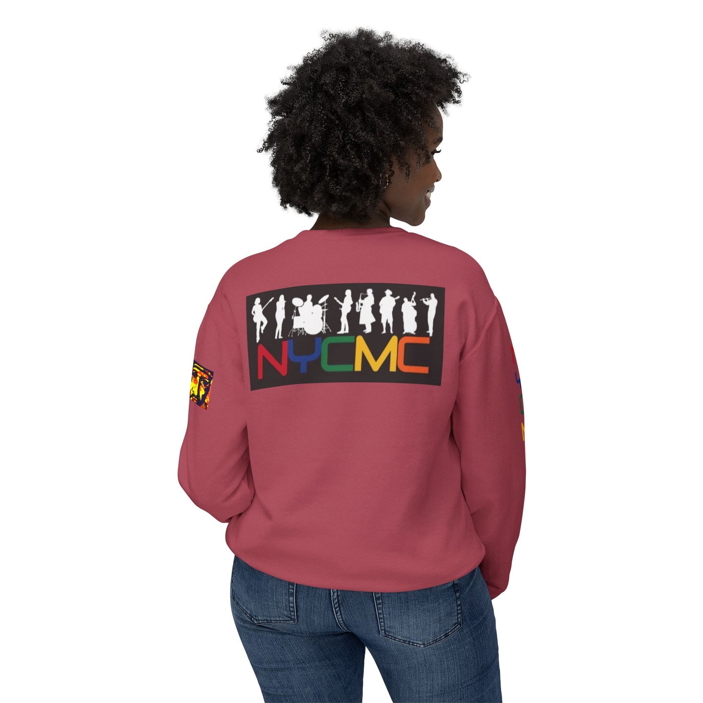 NYC Musicians Collective Unisex Lightweight Crewneck Sweatshirt - Celebrate Music & Community