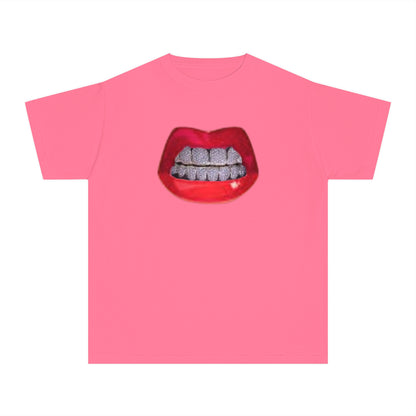 Youth Red Lip, Diamond Grills Tee