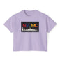 NYCMC Women's Boxy Tee - Stylish Top for Music Lovers - Perfect for Concerts and Festivals