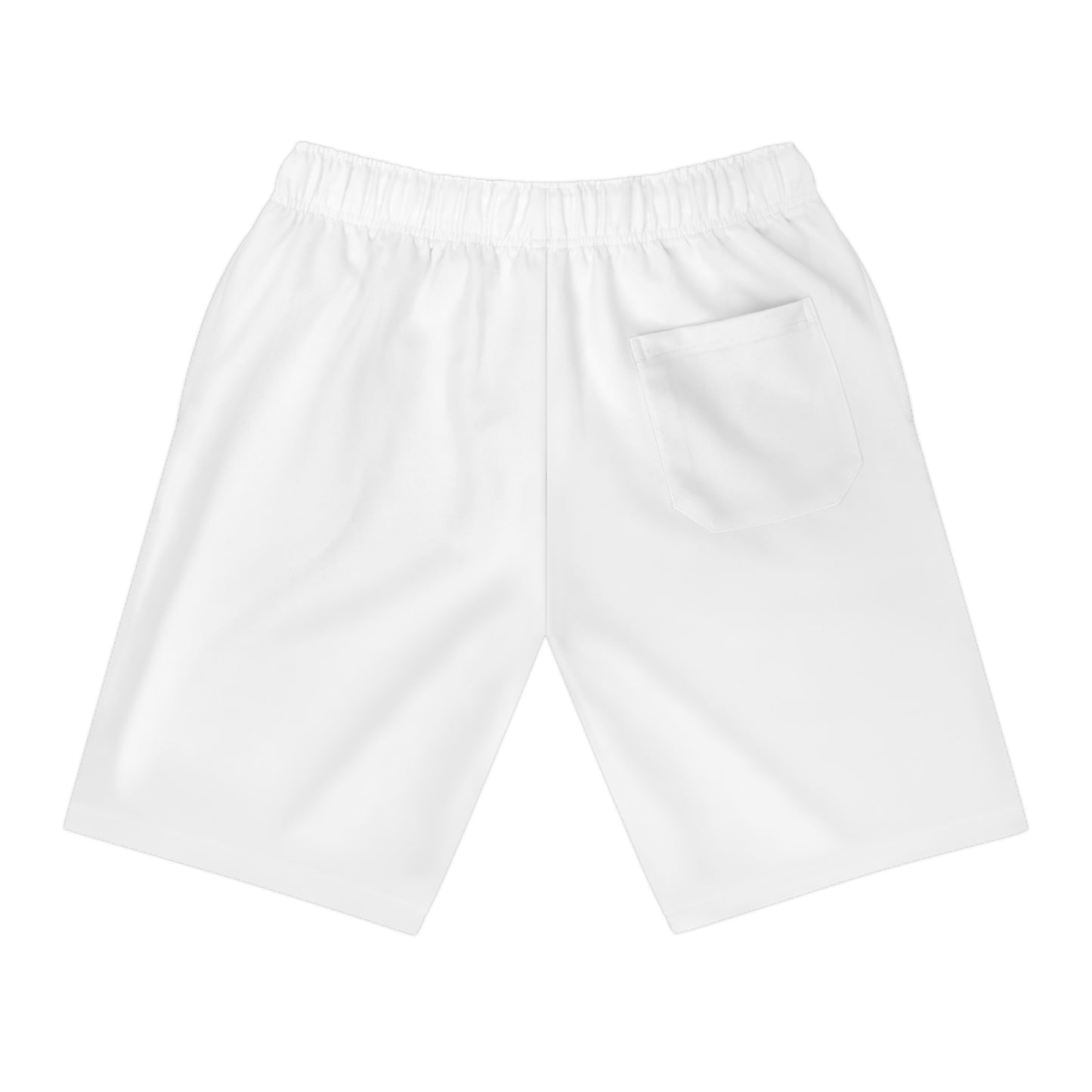 White Athletic Long Shorts