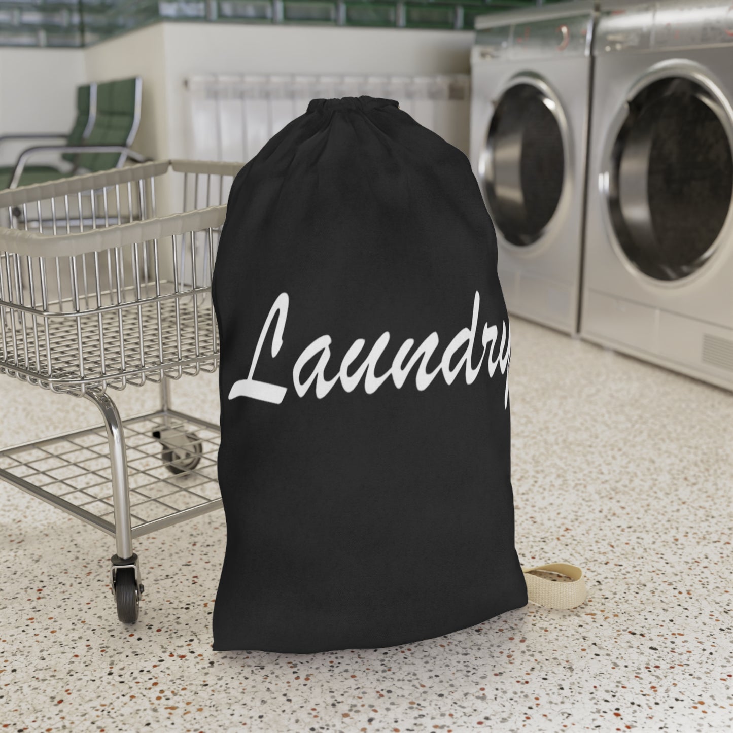 Stylish Laundry Tote/Bag (Black)