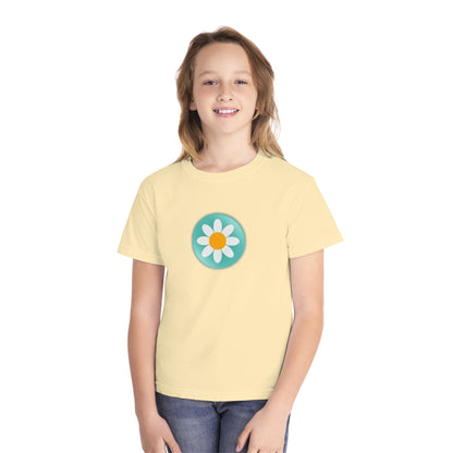 Youth Daisy Button Tee