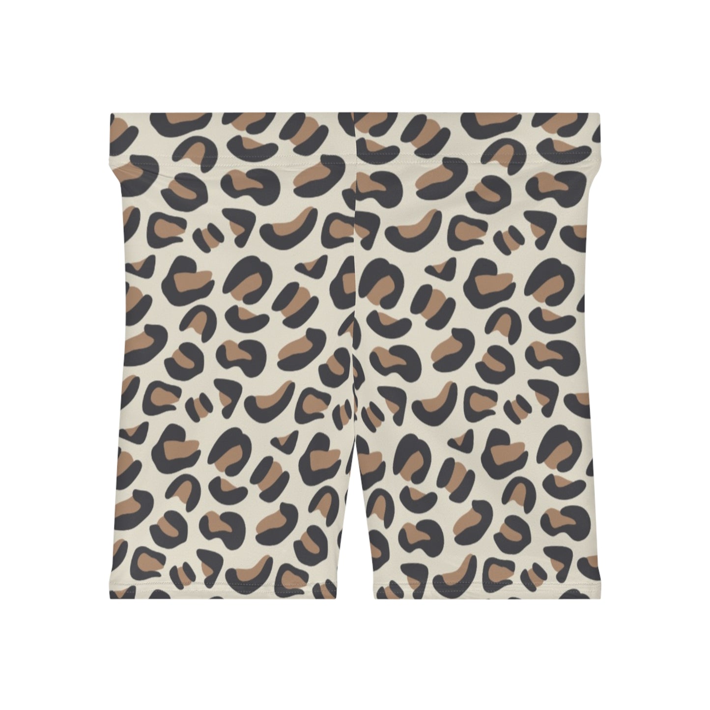 Leopard Animal Print Women's Biker Shorts