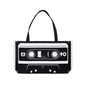 Vintage Cassette Weekender Tote Bag - Retro Music Lover's Carryall