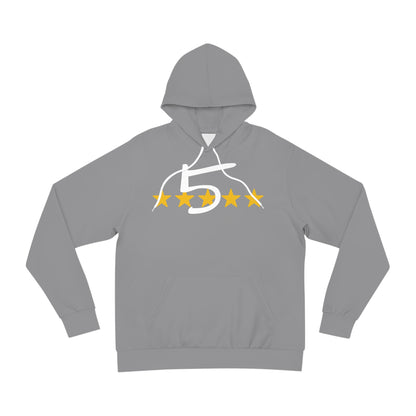 Grey Five Star Hoodie