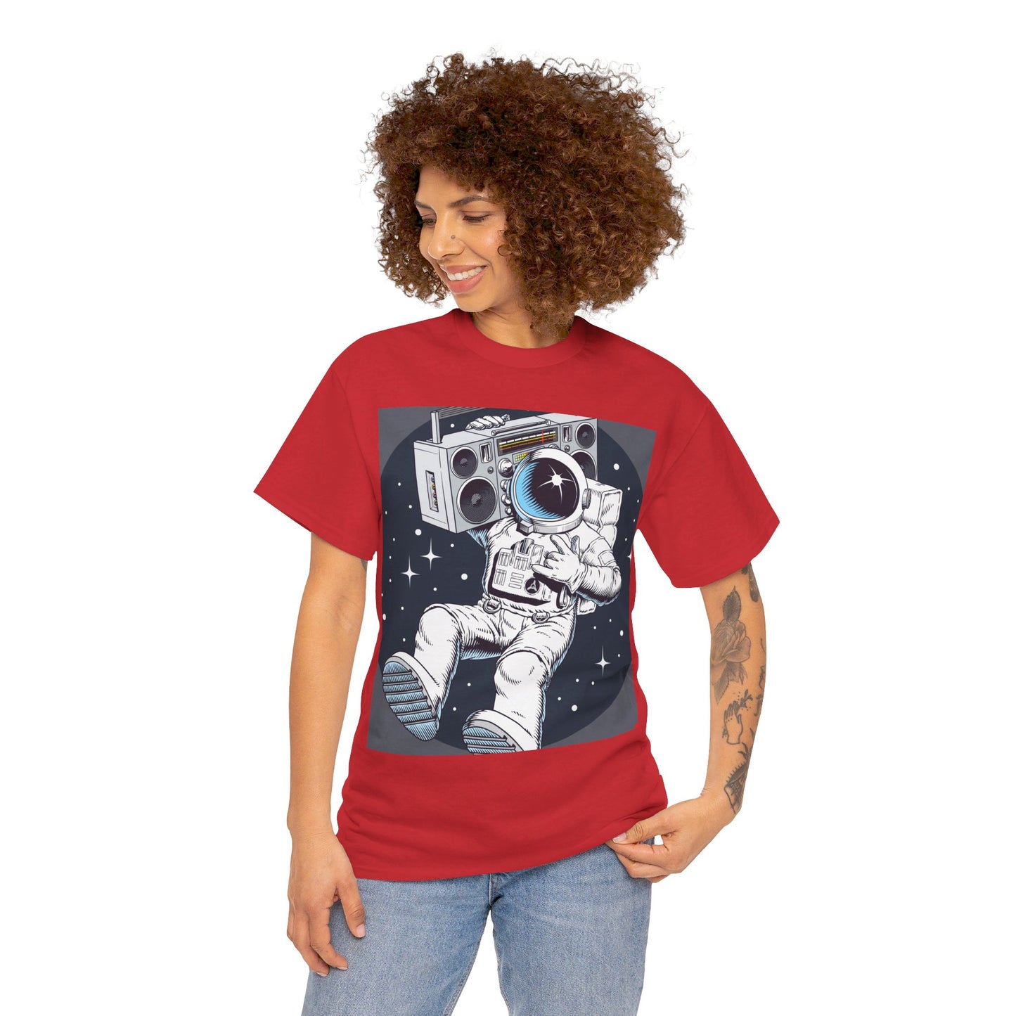 Boom Box Astronaut Tee