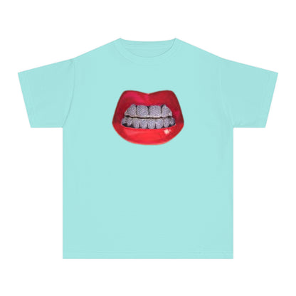 Youth Red Lip, Diamond Grills Tee