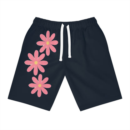 Flower Print Long Shorts