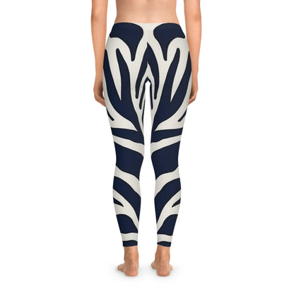 Zebra Print Leggings | Comfortable Activewear, Bold Fashion for Workouts, Everyday Wear, Gifts for Fashion Lovers