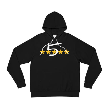 Black Five Star Hoodie